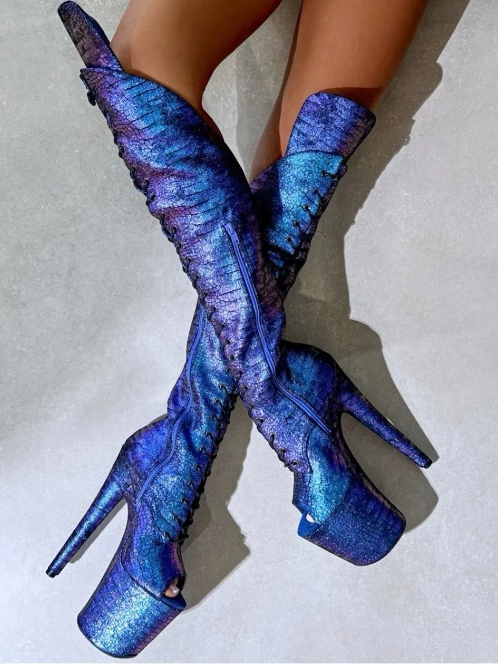 Hella Heels midnight mermaid